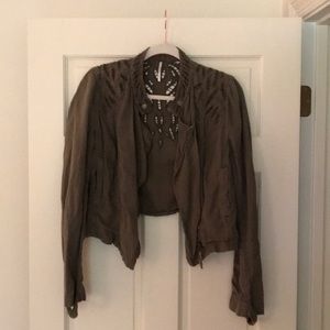 army green jacket free people